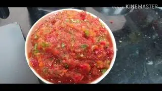 Salsa and Nachos without onion and garlic (homemade)