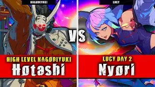 GGST | Hotashi (Nagoriyuki) VS Nyori (Lucy) | Guilty Gear Strive High level gameplay