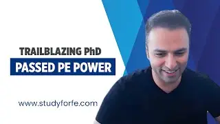 How Reza (PhD.) passed PE Power Exam?
