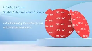 Very Strong Sticky Adhesive for Suction Cup Mount! Never Worry About Fall Off！