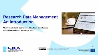 Open Science Module 3: Research Data Management