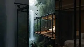 🌿 A Glass Cabin in the Rainforest | Birdwatching Retreat & Waterfall Calmness