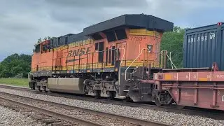 BNSF WB Z 68 MPH Through Gibbs, MO