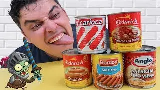 SALSICHAS em LATA - Bordon, Oderich, Carioca e Anglo