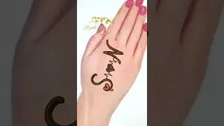 S&N letter heart tattoo mehndi|S❤️N name tattoo on hand Designs2025#newshorts#youtubeshorts#shorts