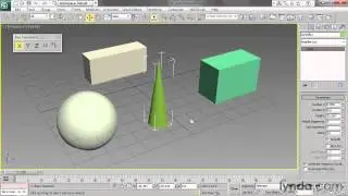 3DS max tutorial | Interface : Axis Constraints