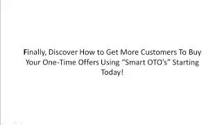 Smart OTO Blueprint - NicheVideoGalore.com