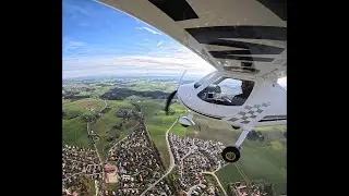 VFR-Flug von Landshut (EDML) nach Eggenfelden (EDME) mit einem Ultraleichtflugzeug. 2022-11-09