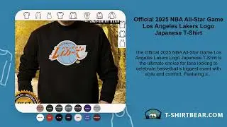 Official 2025 NBA All-Star Game Los Angeles Lakers Logo Japanese T-Shirt