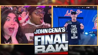 Мы ПЛАКАЛИ на финальном шоу Джона Сины Monday Night Raw