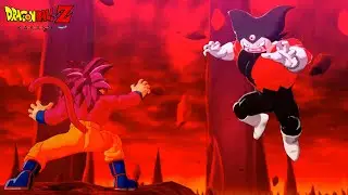 Goku Daima SSJ4 Vs King Gomah! Insane Fight Dragon Ball Kakarot