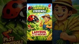 Why is Ladybug 🐞 called a Farmer friend? #facts #shorts #education