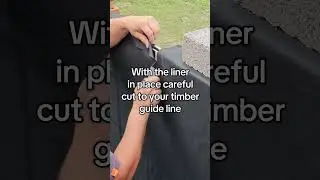 How to install a koi pond window.