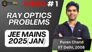 Ray Optics | Top 5 questions | JEE Mains 2025 | January attempt Papers | Puran Sir - IIT Delhi