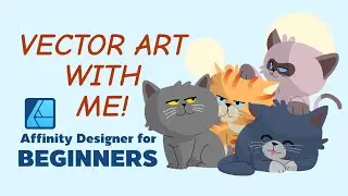 Affinity Designer : Inking & Coloring with Pencil Tool