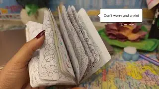 &ldquo;Stress Relief Art 🎨 | DIY Mini Journal from Paper&rdquo; 