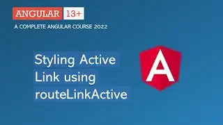 Стилизация активной ссылки с помощью routerLinkActive | Angular Router | Angular 13+