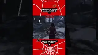 TRYING SCARY GAMES AS A BLIND PERSON 💀🧑🏾&zwj;🦯 | DEAD BY DAYLIGHT | #dbd #dbdshorts #shorts ￼