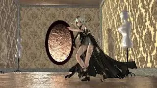 【MMD x Blender】Roof on fire【Haku】