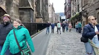 Aufstieg zum Castle Edinburgh &uuml;ber Castlehill