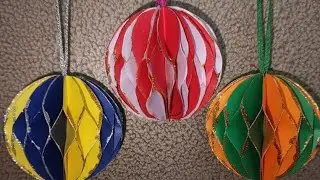 DIY decorative paper ball #diy #decorationideas #decorativecraft #papercrafts #paperball #shortvideo