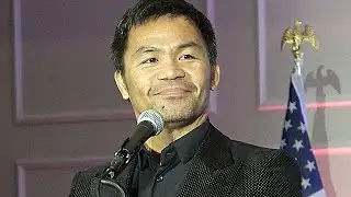 Manny Pacquiao&rsquo;s Boxing Hall of Fame Induction&nbsp;Speech &bull; FIGHTS BACK TEARS 