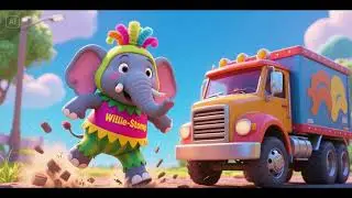 Elephant Truck Wiggle Stomp | Kids Songs & Nursery Rhymes