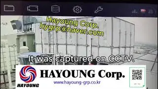 GRP Water tank fight against earthquake!