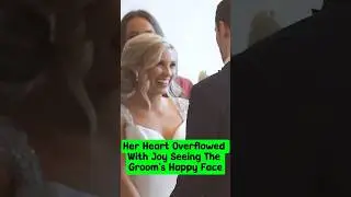 Her Heart Overflowed With Joy Seeing The Groom&rsquo;s Happy Face. #wedding