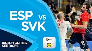 HIGHLIGHTS | Spain vs Slovakia | Round 6 | Men's EHF EURO Cup 2022