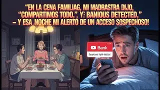 “En la cena familiar, mi madrastra dijo: ‘Compartimos todo’ — ¡y esa noche mi banco me alertó de un,