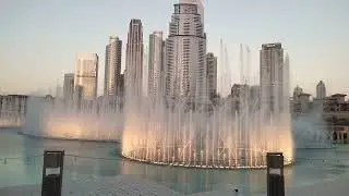 Stunning Evening at the Burj Khalifa Water Fountain Show | Light Show | Dubai 2024