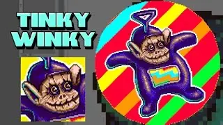Pixelart  W.I.P. Mierdinsky_Tinky Winky _ Pixeljoint