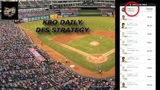 KBO Daily - KBO DFS Strategy For June 20thh - Draftkings - DFS Coach Talk