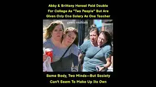 Abby and Brittany Hensel the inspirational conjoined twins known for living life as two #shortvideo