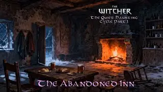 Witcher Haunted Inn Ambience for Focus & Calm | Fireplace, Wind & Dark Atmosphere