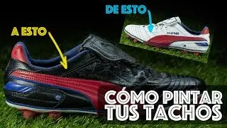 Cómo pintar tus zapatos de futbol - Blackout