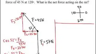 Adding Force Vectors in 2 Dimensions (Chapter 3)