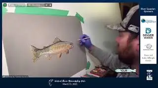 LIVE ARTSTREAM: Rep Your Water's Garrison Doctor, Pastel Rio Grande Cutthroat