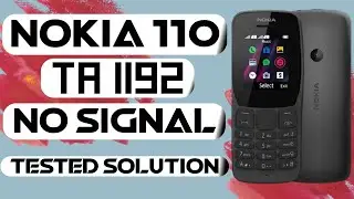 Nokia 110 (TA-1192) No signal Solution |No Network