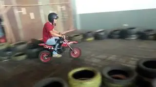 Main motor mini trail seru jatim expo surabaya