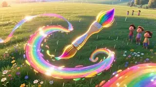 The Magic Paintbrush Song | Creative Art Rhyme for Kids | Nursery Rhymes & Songs for Children