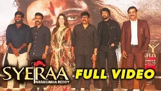 Syeraa Narasimha Reddy Teaser Launch | FULL VIDEO | Chiranjeevi,  Tamannaah, Ravi Kishan, Ram Charan