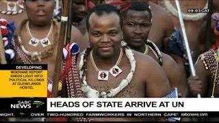 Heads of State arrive at UN