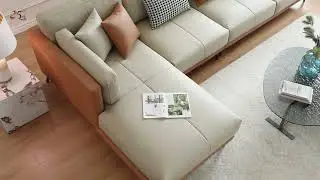 All leather Sectional Sofa