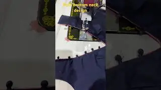 Day-149/500 Potli button neck design stitching👀 #reels #shorts #viral #potlibuttonneckdesign