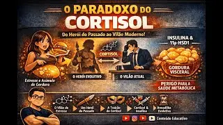 SM - Parte 1 - O PARADOXO DO CORTISOL: Por que o estresse vai direto para a barriga? 🧠🥓