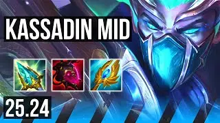 KASSADIN vs YASUO (MID) | Perfect KDA: 15/0/4 | EUW Master | 25.24