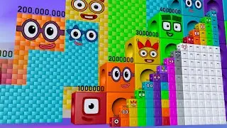 BEST Numberblocks Epic Puzzle Step Squad 500 till 500,000 500,000,000 MILLION Numberblocks Patterns