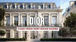 Elegant French Luxury Heritage Residence Inspired by Dior Refined Parisian Sophistication